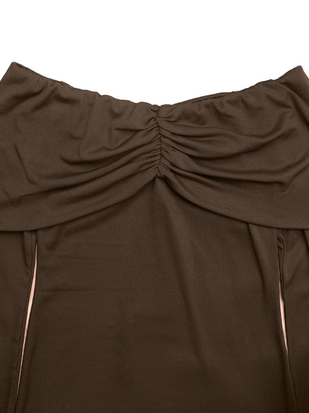 Off-Shoulder Long Sleeve Bodycon Maxi Dress - Maxi Dress by Trendsi | Available at Handbags Specialist Headquarter