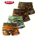 StealthFit Modal Camo Mid-Waist Breathable Boxers - Men's underwear by Trendsi | Available at Handbags Specialist Headquarter