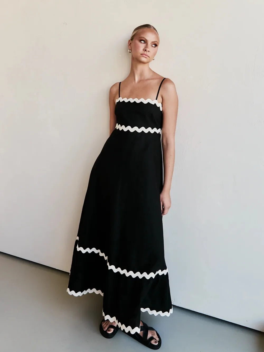 Spaghetti Strap Maxi Dress - Maxi Dress by Trendsi | Available at Handbags Specialist Headquarter