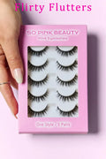 SO PINK BEAUTY Mink Eyelashes 5 Pairs - Sleepwear by Trendsi | Available at Handbags Specialist Headquarter