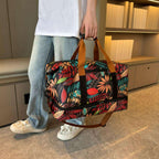 Canvas Printed Travel Bag - Luggage Travel Bags by Trendsi | Available at Handbags Specialist Headquarter