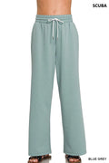 Zenana Scuba Drawstring Pants - Women Pants by Trendsi | Available at Handbags Specialist Headquarter