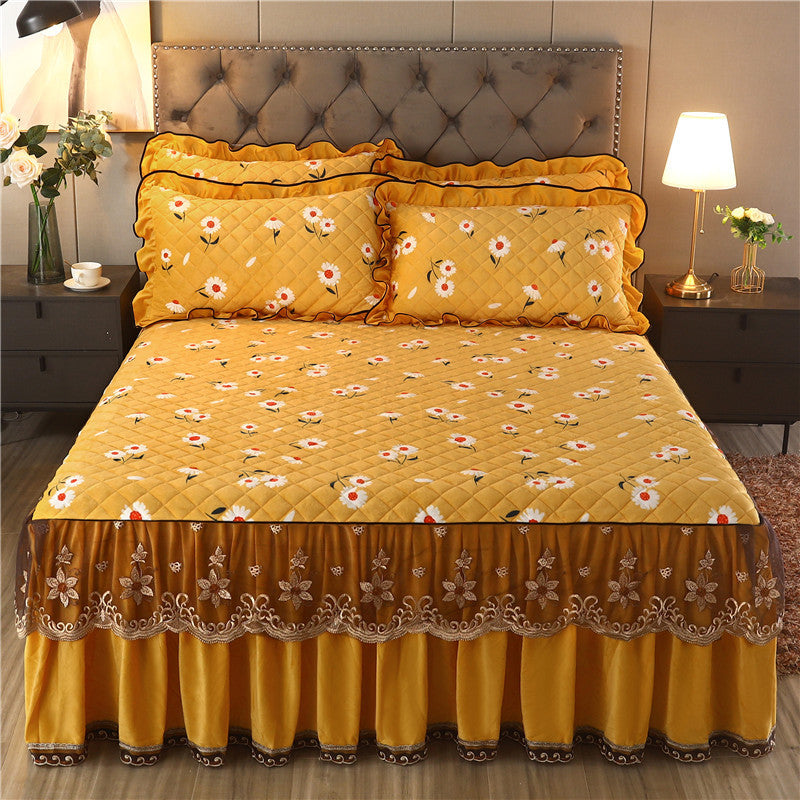 CozyLuxe Plush Bed Cover: Single Piece Comfort - Decor by Trendsi | Available at Handbags Specialist Headquarter