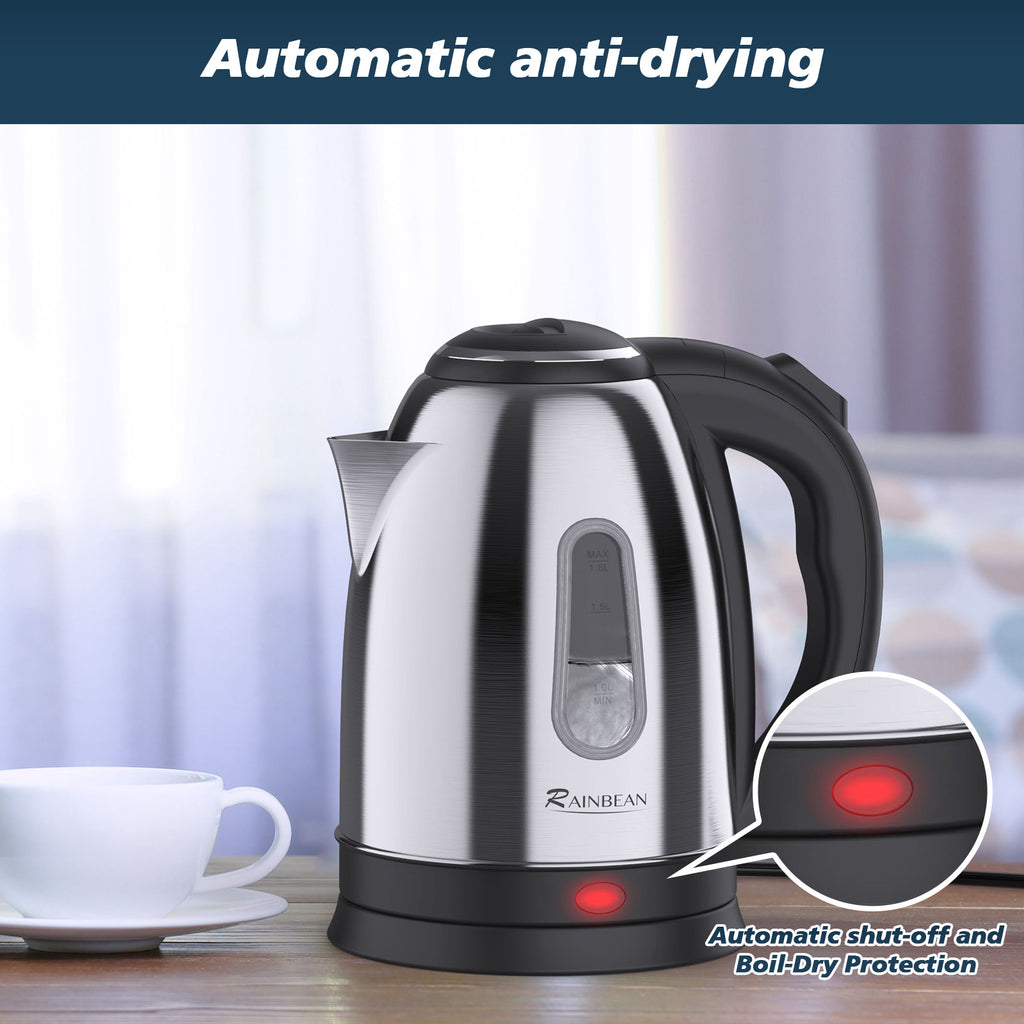 RapidBoil 1.8L Electric Kettle with Safety Features - Decor by Trendsi | Available at Handbags Specialist Headquarter