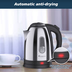 RapidBoil 1.8L Electric Kettle with Safety Features - Decor by Trendsi | Available at Handbags Specialist Headquarter