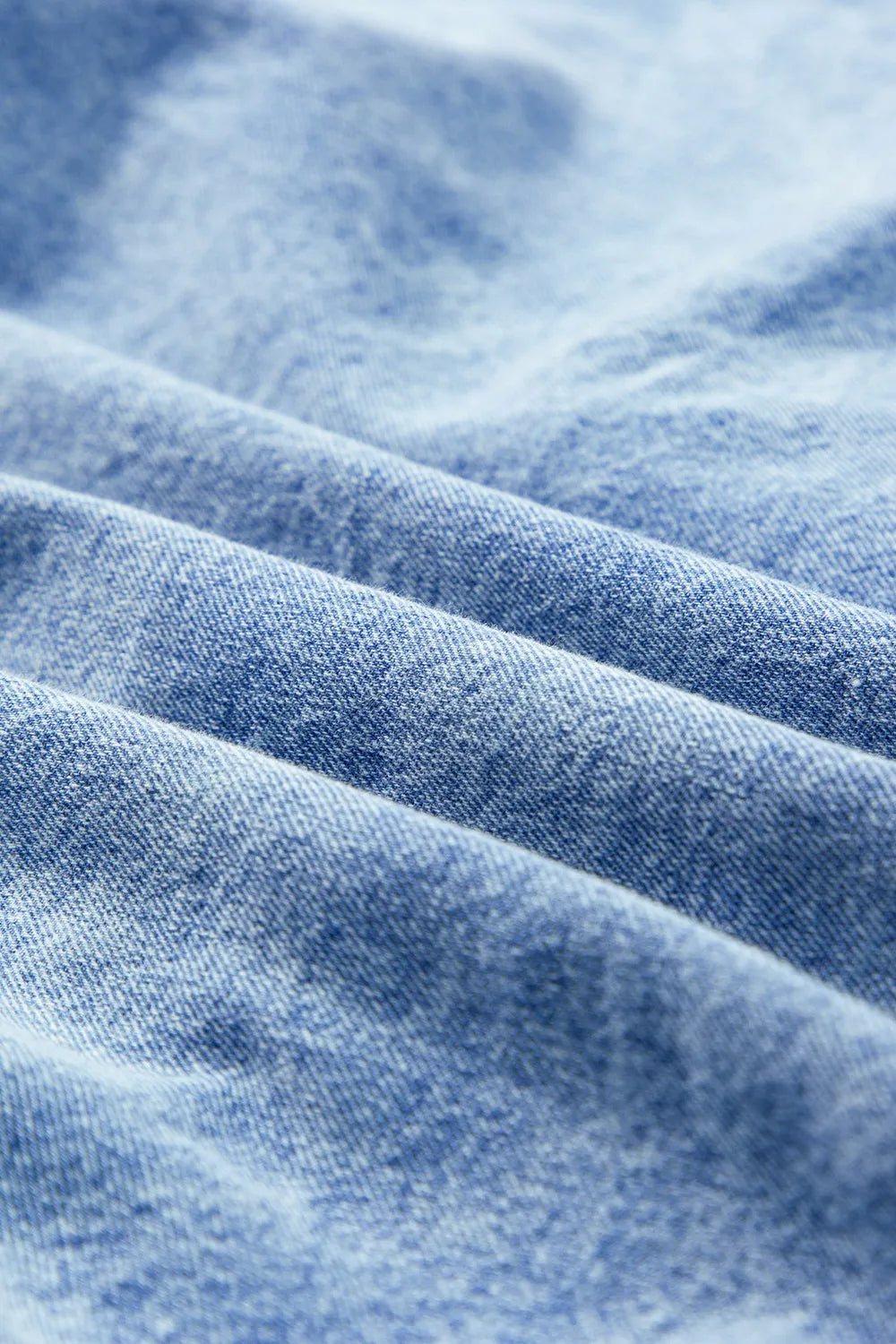 Oversized Button Down Denim Shirt Dress - Women / Jeans & Denim by Trendsi | Available at Handbags Specialist Headquarter