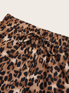 Leopard Luxe: Plus Size Wide Leg Pants