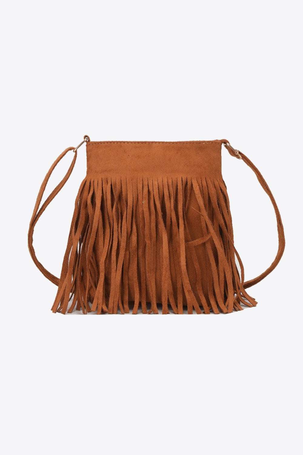 Adored PU Leather Crossbody Bag with Fringe - Crossbody Bag by Trendsi | Available at Handbags Specialist Headquarter