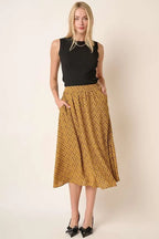 Mittoshop Printed Midi Skirt - Skirts by Trendsi | Available at Handbags Specialist Headquarter