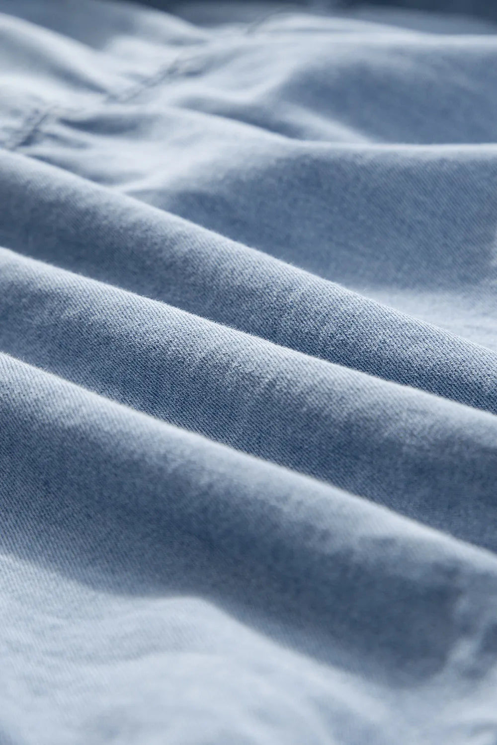 Ruffle Cap Sleeve Tiered A-line Denim Dress - Women / Jeans & Denim by Trendsi | Available at Handbags Specialist Headquarter