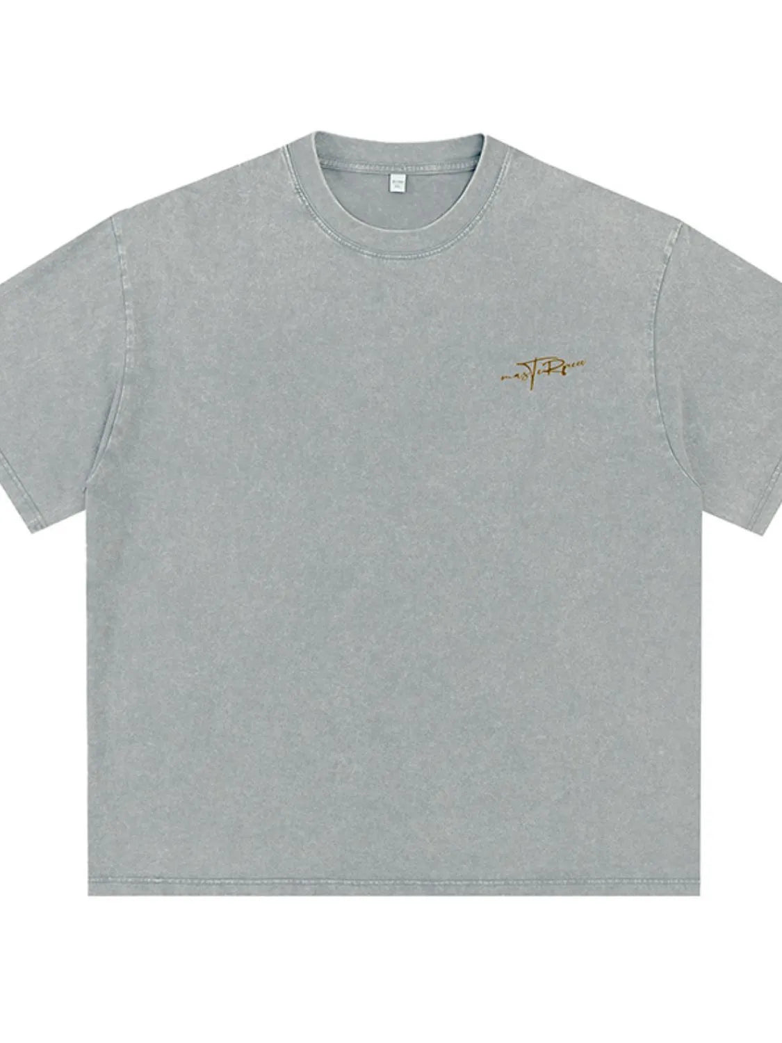 Men's Plus Size Round Neck Letter Graphic T-Shirt - Men's T-Shirt by Trendsi | Available at Handbags Specialist Headquarter