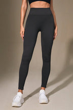 Wide Waistband Sports Leggings - Leggings by Trendsi | Available at Handbags Specialist Headquarter