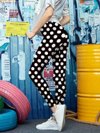 Printed High Waist Skinny Leggings - Leggings by Trendsi | Available at Handbags Specialist Headquarter