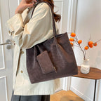 Svelte Suede: Women's Luxe Shoulder Bag