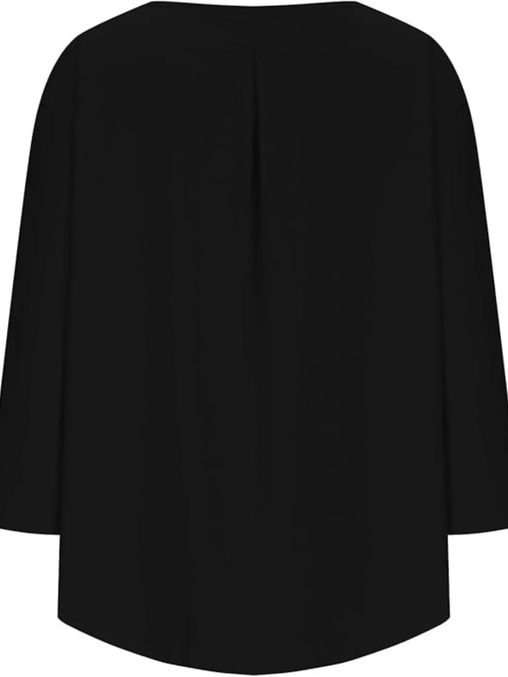 Full Size Round Neck Relaxed Fit Blouse Plus Size - Tops by Trendsi | Available at Handbags Specialist Headquarter