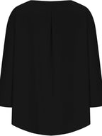 Full Size Round Neck Relaxed Fit Blouse Plus Size - Tops by Trendsi | Available at Handbags Specialist Headquarter