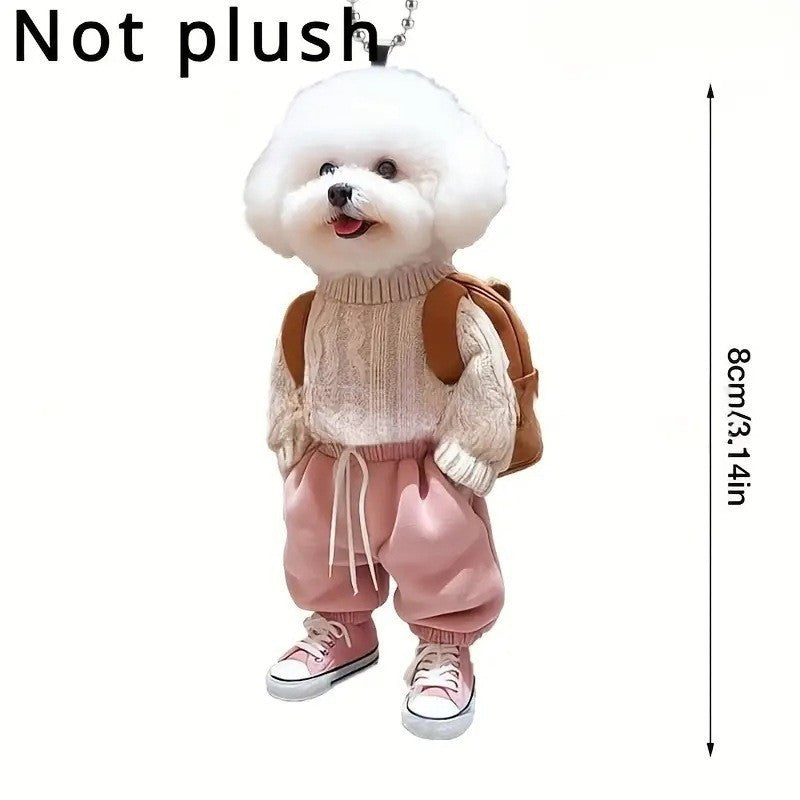 Creative Dog Backpack Keychain Pendant - Keychains by Shop1103836706 Store | Available at Handbags Specialist Headquarter