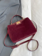 Solid Color Handbag with Removable Strap - handbags by Trendsi | Available at Handbags Specialist Headquarter