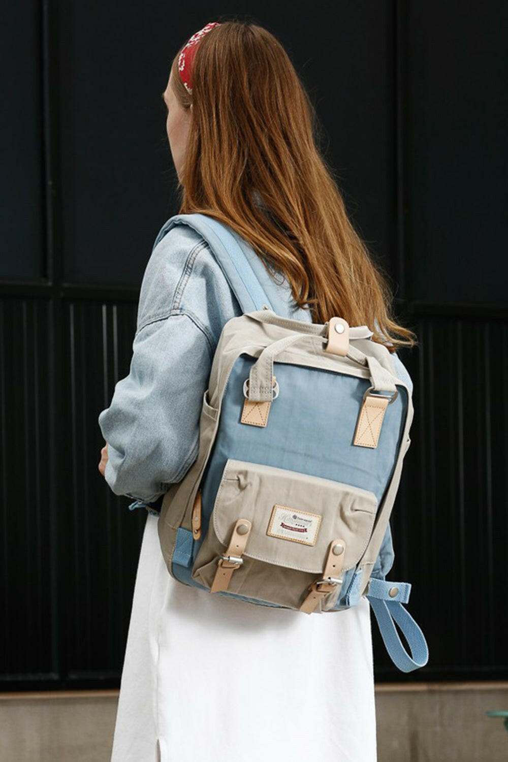 Himawari Contrast Waterproof Nylon Backpack Bag - Backpack Bags by Trendsi | Available at Handbags Specialist Headquarter