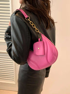 PU Leather Shoulder Bag with EarPods Bag - Crossbody Bag by Trendsi | Available at Handbags Specialist Headquarter
