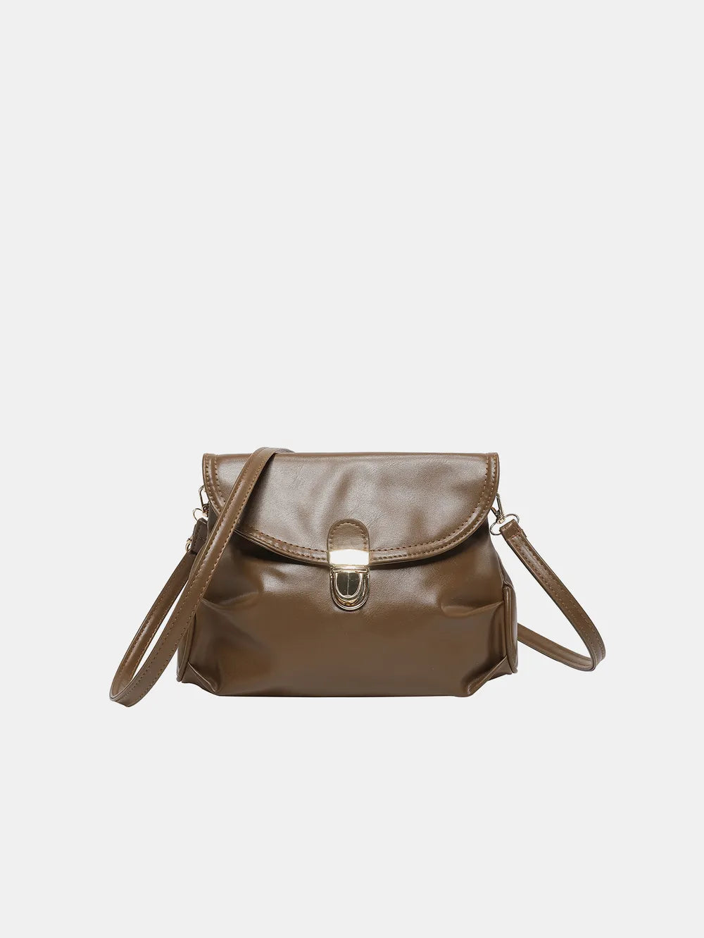 PU Leather Adjustable Strap Crossbody Bag - Crossbody Bag by Trendsi | Available at Handbags Specialist Headquarter