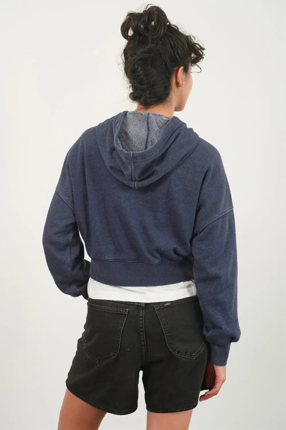 HYFVE Drop Shoulder Cropped Hoodie - Sleepwear by Trendsi | Available at Handbags Specialist Headquarter