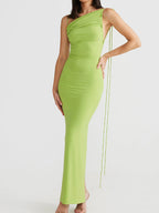 Backless Slit Sleeveless Bodycon Maxi Dress - Maxi Dress by Trendsi | Available at Handbags Specialist Headquarter