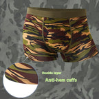 StealthFit Modal Camo Mid-Waist Breathable Boxers - Men's underwear by Trendsi | Available at Handbags Specialist Headquarter