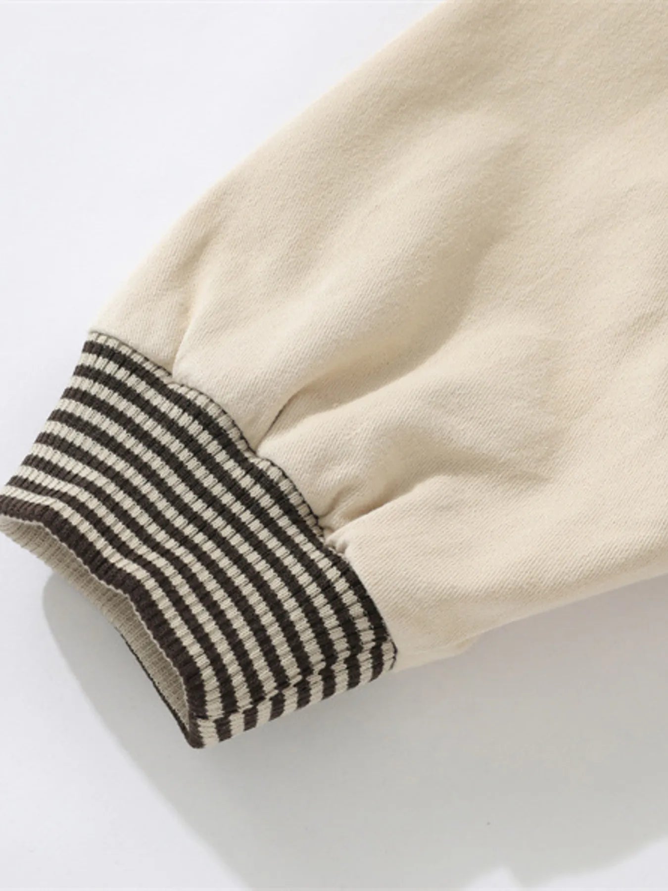 Men's Striped Hem Zip Up Jacket - Men's jackets by Trendsi | Available at Handbags Specialist Headquarter