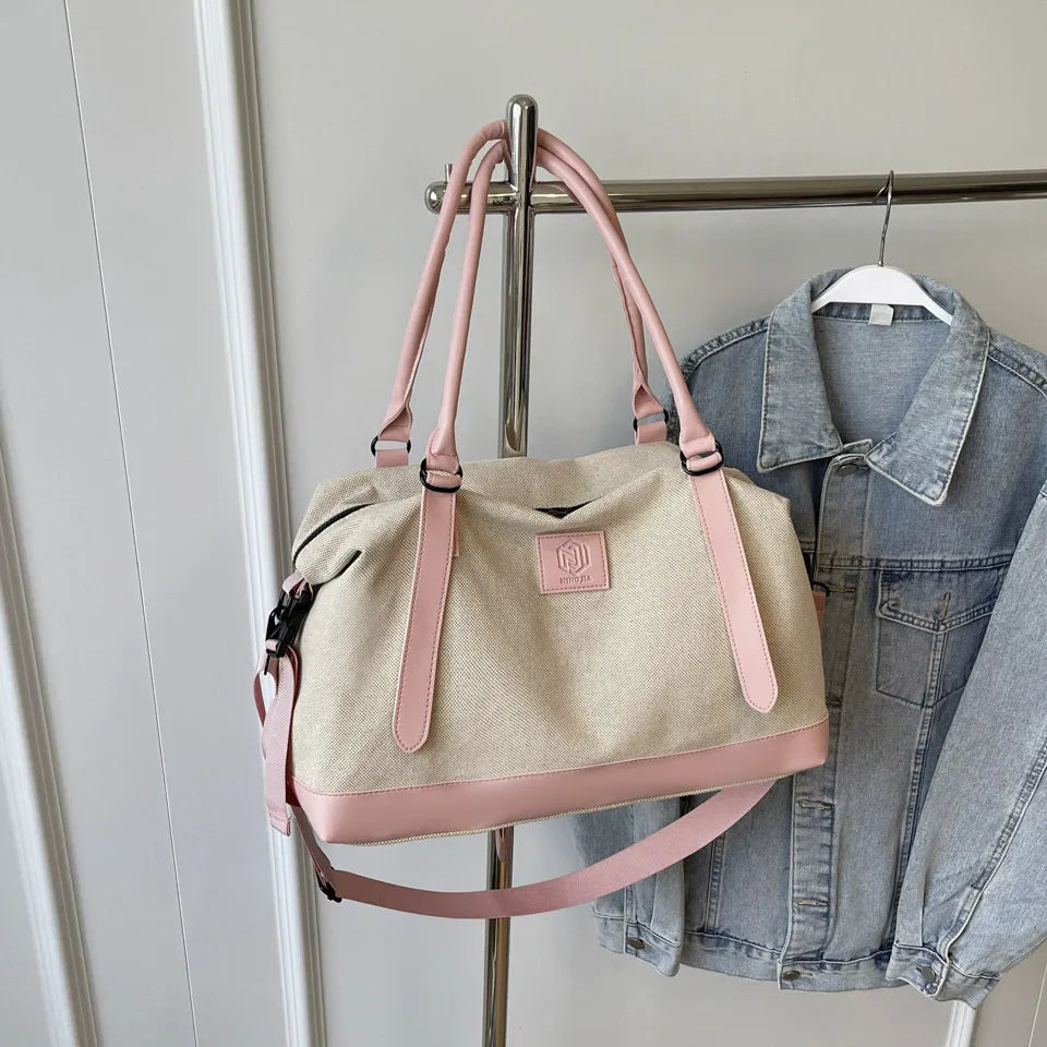 Contrast Travel Bag - travel-bag by Trendsi | Available at Handbags Specialist Headquarter