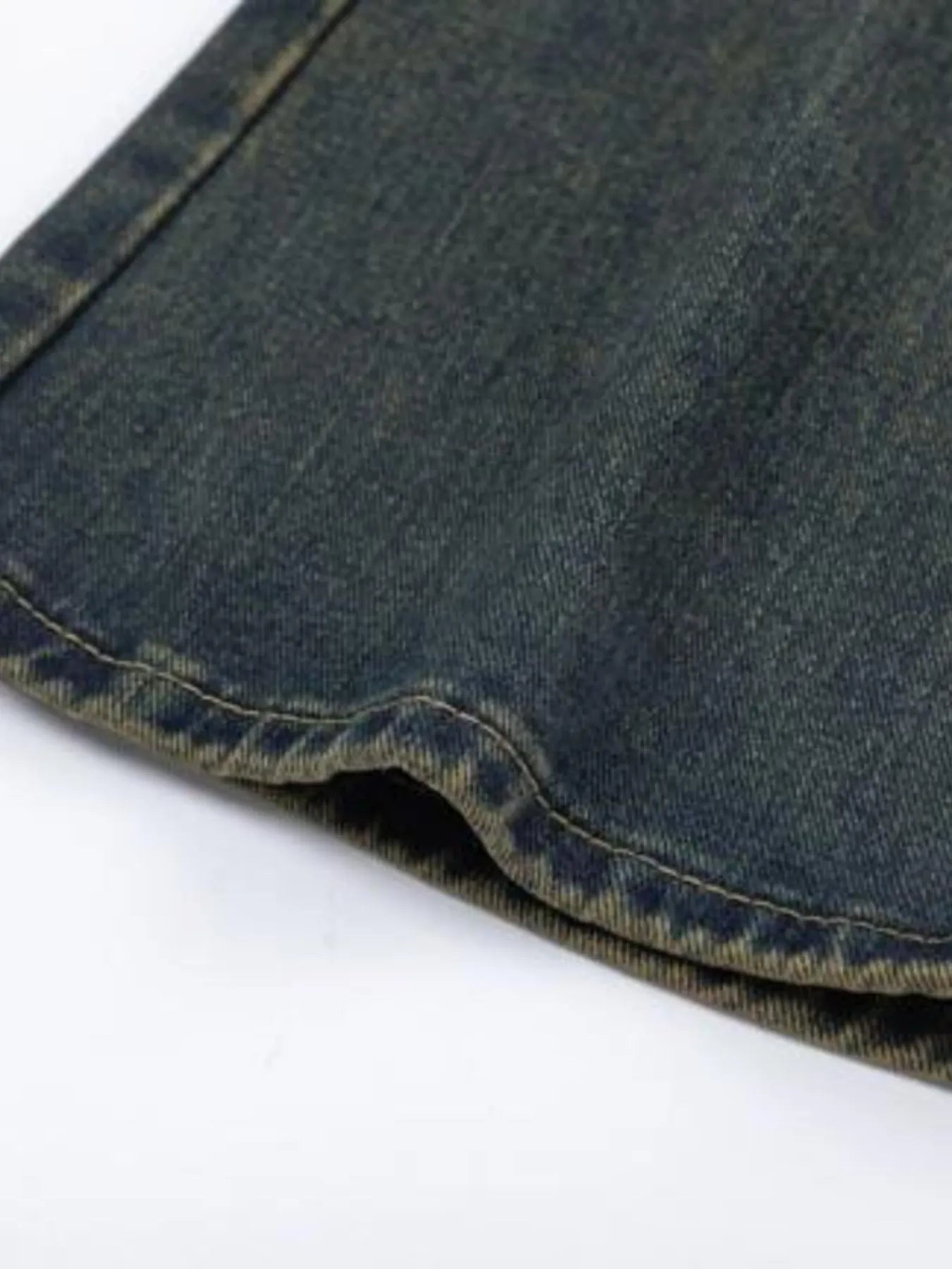 Men's Full Size Vintage Wash Bootcut Denim Jeans Plus Size - Women / Jeans & Denim by Trendsi | Available at Handbags Specialist Headquarter