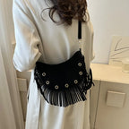 Fringe Detail Crossbody Bag - Handbags by Trendsi | Available at Handbags Specialist Headquarter