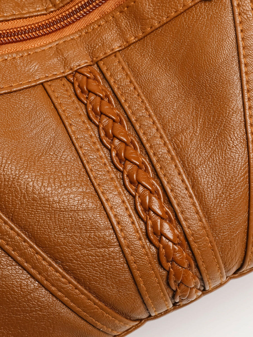 PU Leather Adjustable Strap Shoulder Bag - Shoulder Bags by Trendsi | Available at Handbags Specialist Headquarter