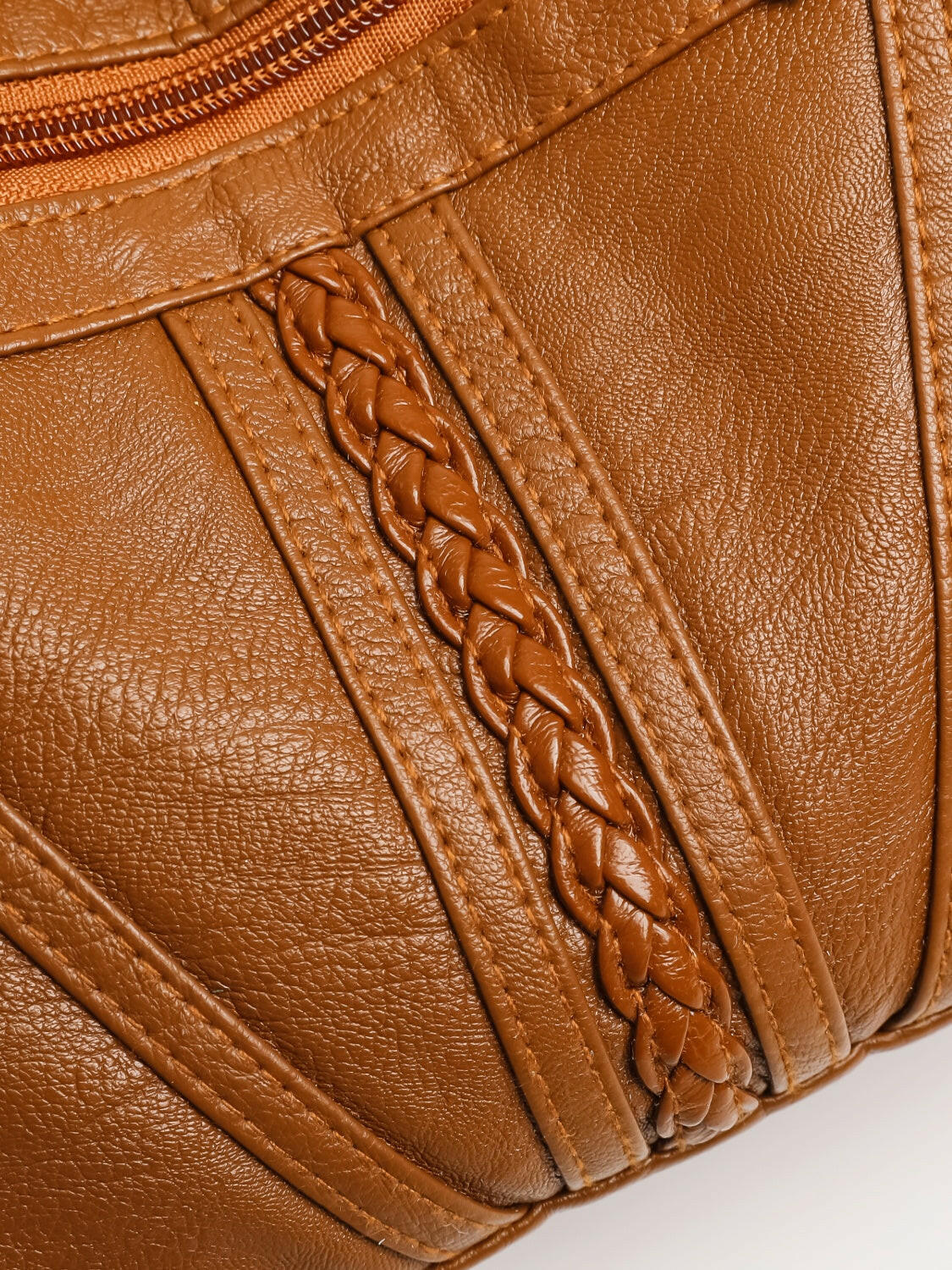 PU Leather Adjustable Strap Shoulder Bag - Shoulder Bags by Trendsi | Available at Handbags Specialist Headquarter