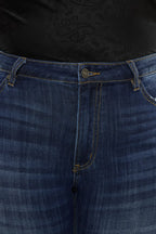 Kancan Full Size Mid Rise Slim Flare Jeans - Sleepwear by Trendsi | Available at Handbags Specialist Headquarter