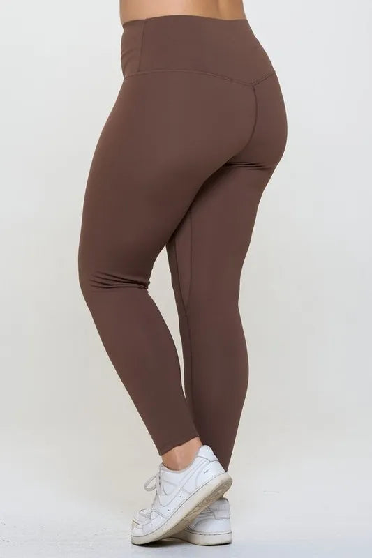Yelete Full Size Fleece Lined High Waisted Leggings - Leggings by Trendsi | Available at Handbags Specialist Headquarter