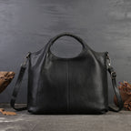 Retro Luxe: Genuine Leather Women's Tote - Handbags by Trendsi | Available at Handbags Specialist Headquarter