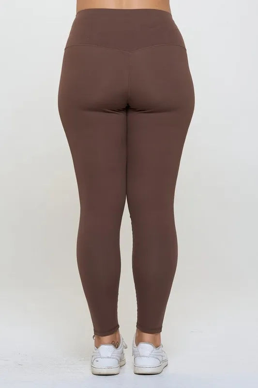 Yelete Full Size Fleece Lined High Waisted Leggings - Leggings by Trendsi | Available at Handbags Specialist Headquarter