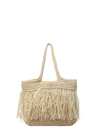 Bohemian Straw Fringe Hobo Handbag - handbags by Trendsi | Available at Handbags Specialist Headquarter