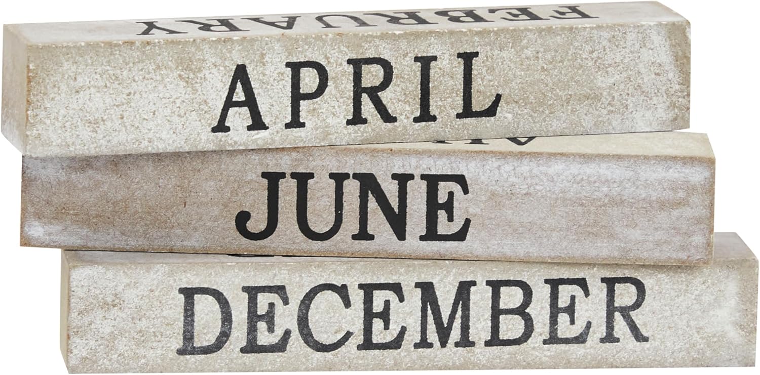 Everdate Block Calendar - Decor by Handbags Specialist Headquarter | Available at Handbags Specialist Headquarter
