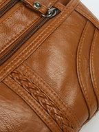 PU Leather Adjustable Strap Shoulder Bag - Shoulder Bags by Trendsi | Available at Handbags Specialist Headquarter