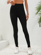Wide Waistband Leggings - Leggings by Trendsi | Available at Handbags Specialist Headquarter