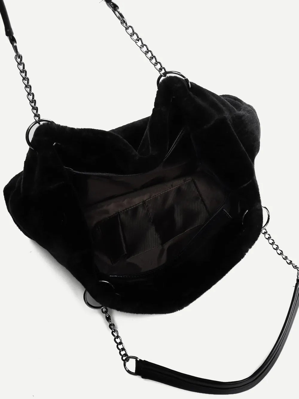 Faux Fur Solid Color Tote Bag - Tote Bag by Trendsi | Available at Handbags Specialist Headquarter