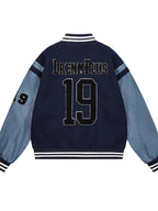Men's Baseball Bomber Jacket with Patches - Men's jackets by Trendsi | Available at Handbags Specialist Headquarter