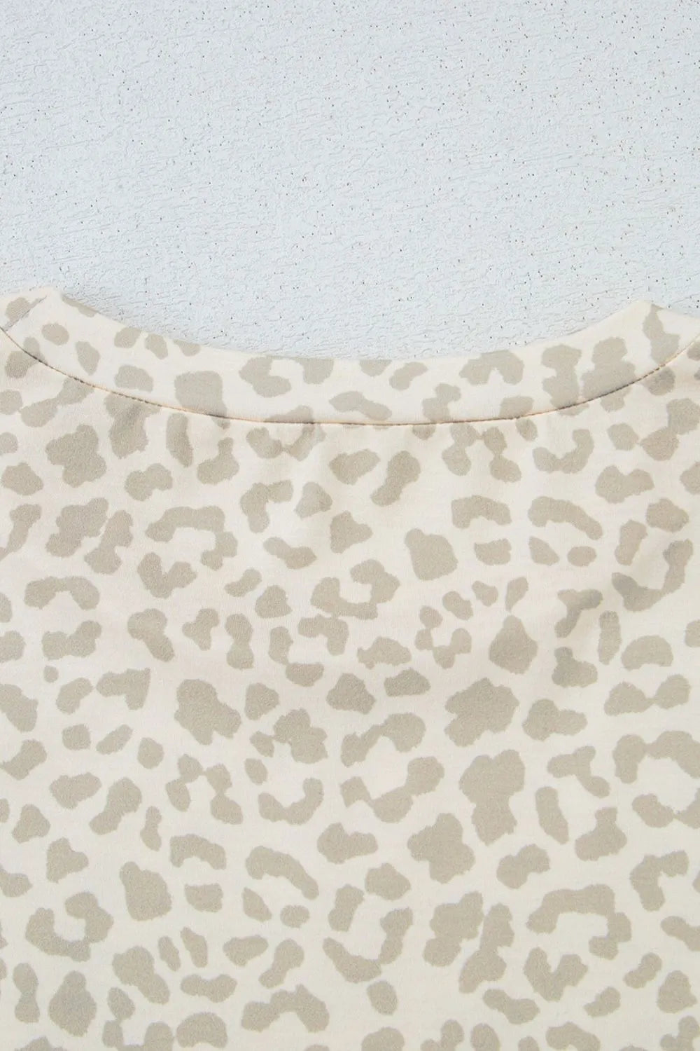 MAMA Letter Graphic Leopard Round Neck T-Shirt - Tops by Trendsi | Available at Handbags Specialist Headquarter