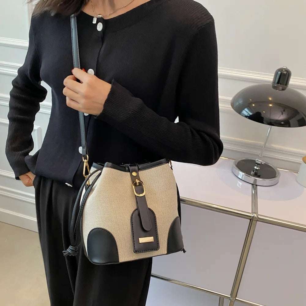 Straw Braided Adjustable Strap Crossbody Bag - Crossbody Bag by Trendsi | Available at Handbags Specialist Headquarter