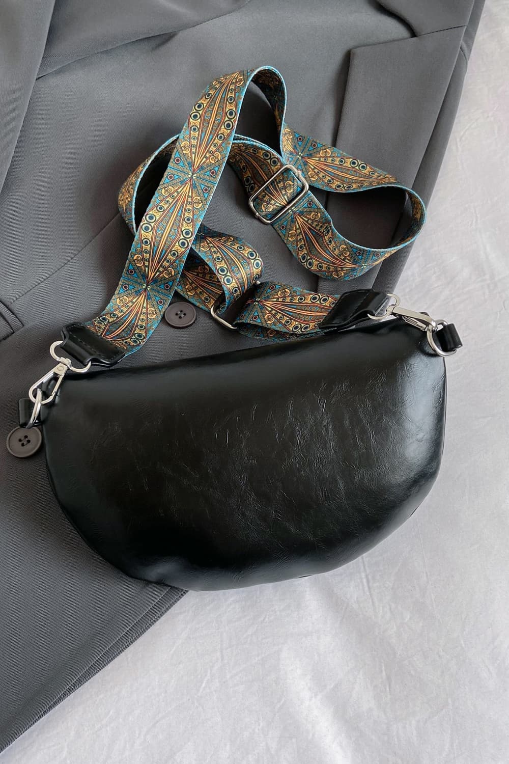 PU Leather Sling Bag - Crossbody Bag by Trendsi | Available at Handbags Specialist Headquarter