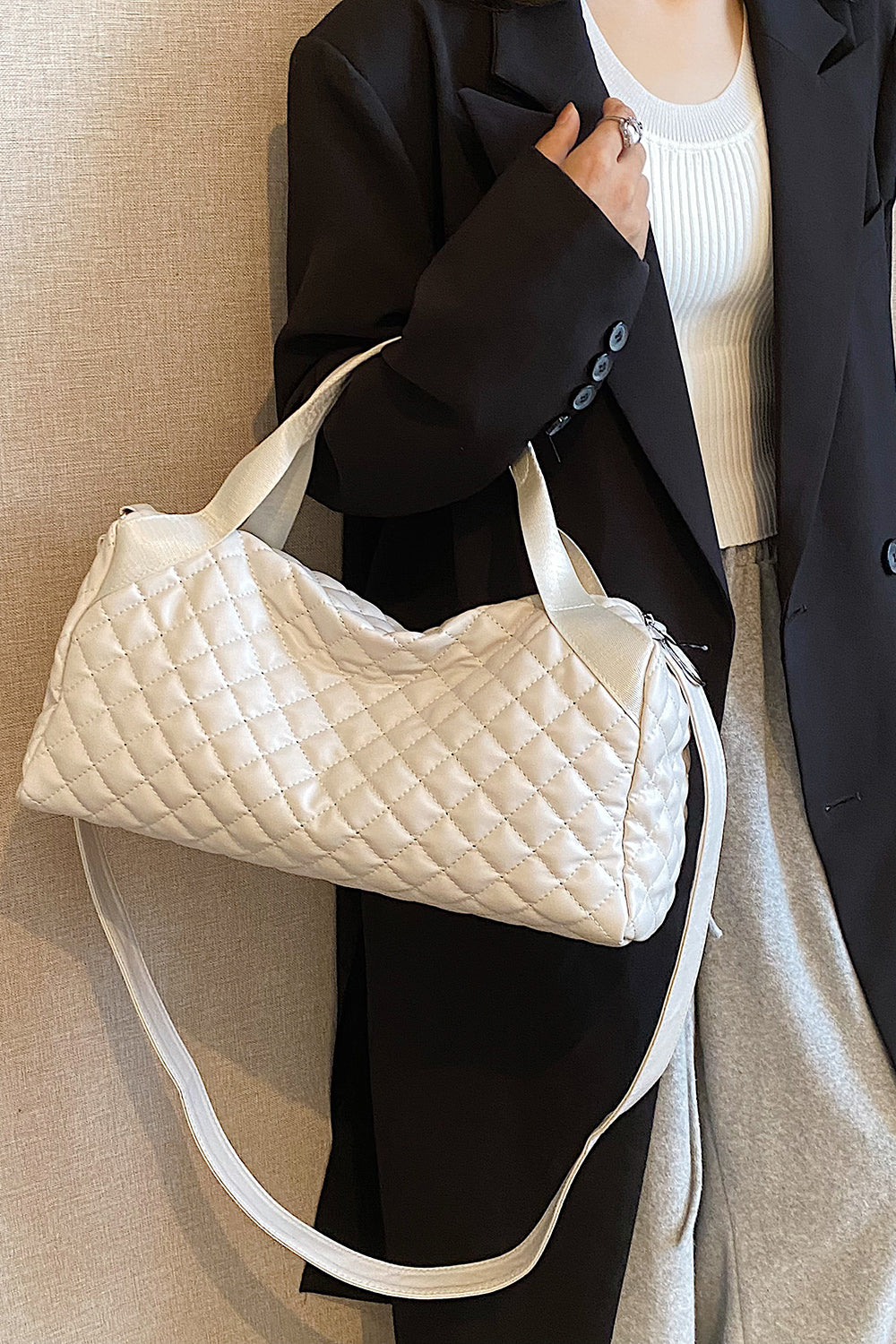 Stylish & Durable Large PU Leather Handbag - Handbags by Trendsi | Available at Handbags Specialist Headquarter