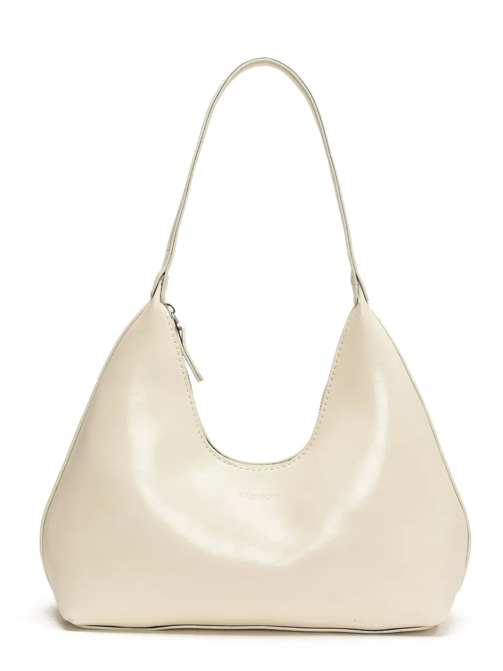 PU Leather Moon Shape Shoulder Bag - Tote Bag by Trendsi | Available at Handbags Specialist Headquarter