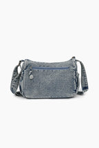 Adjustable Strap Denim Crossbody Bag - Handbags by Trendsi | Available at Handbags Specialist Headquarter